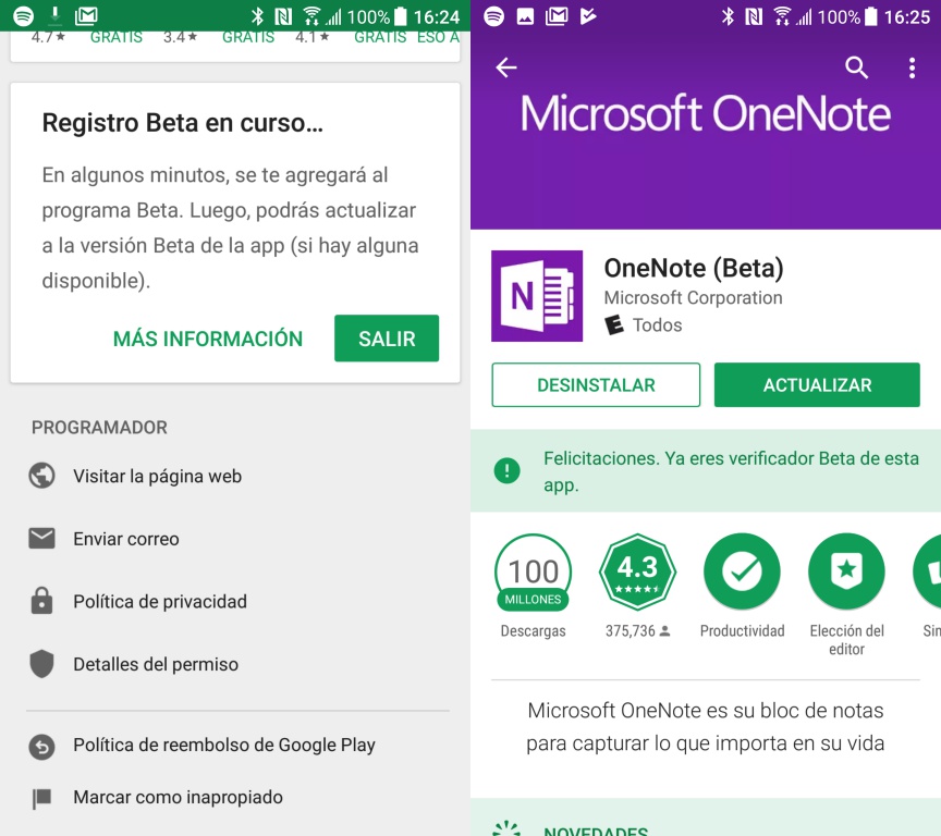 OneNote para Android 