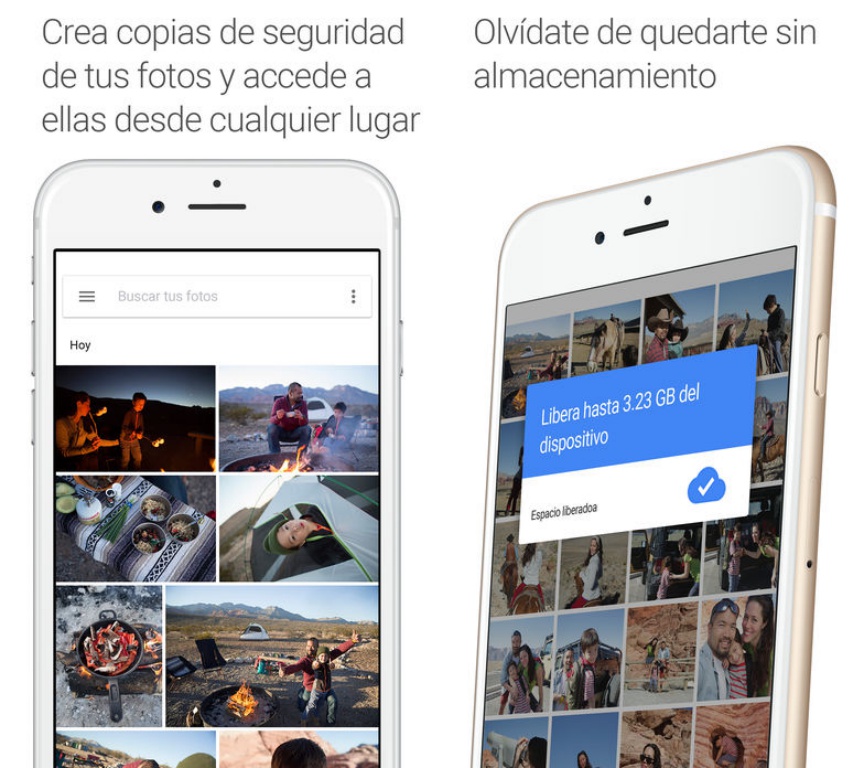 Google Photos aplicaciones para iPhone