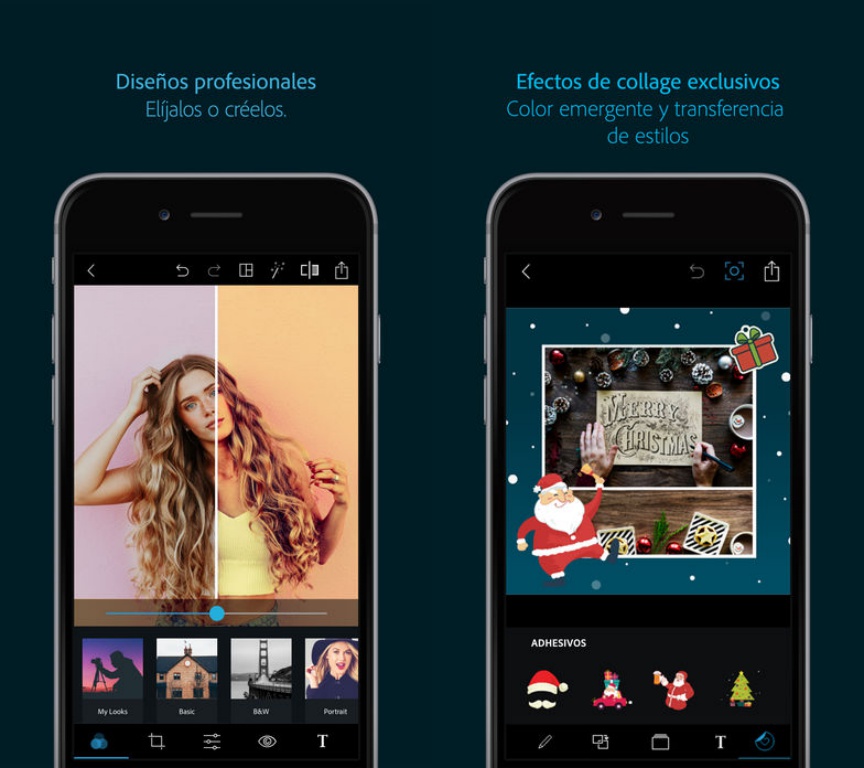 Photoshop Express aplicaciones para iPhone