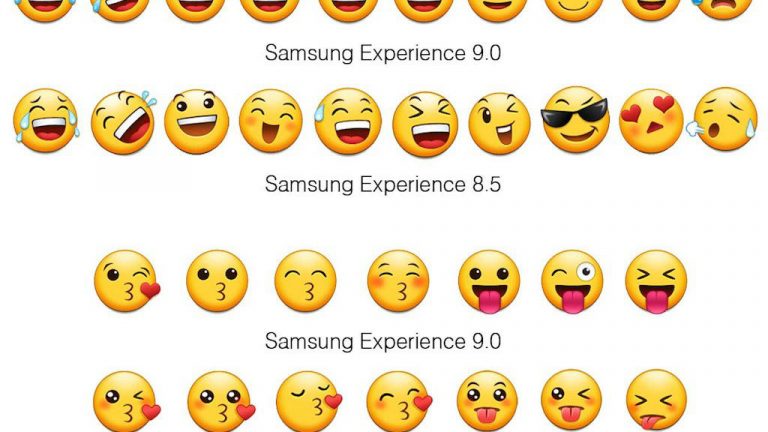 Samsung Experience 9.0 emoji