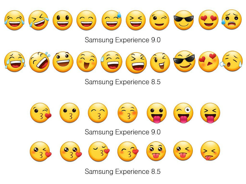 Así serán los nuevos emoji de Samsung en Android 8.0 Oreo • ENTER.CO