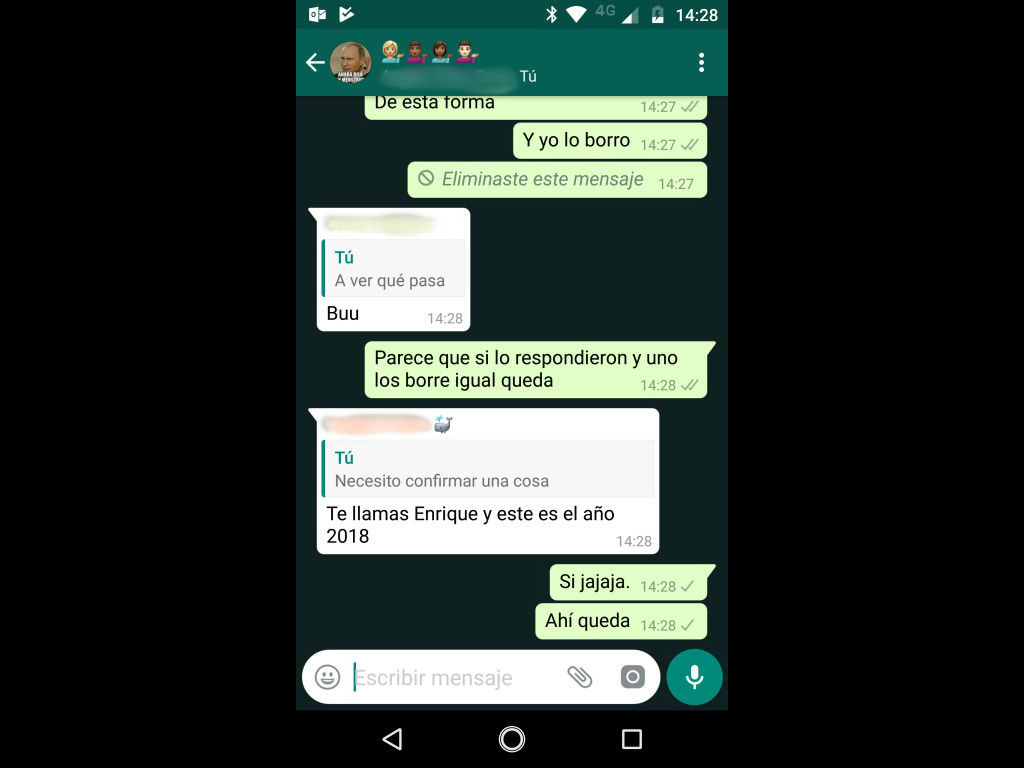 eliminar mensajes de whatsapp citar