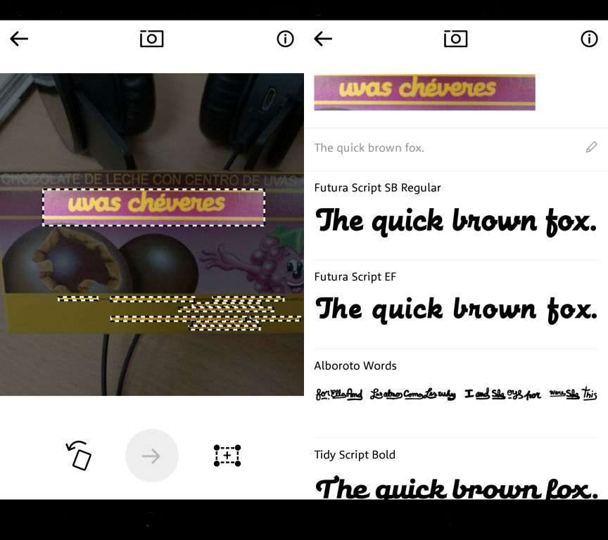 WhatTheFont aplicaciones para android