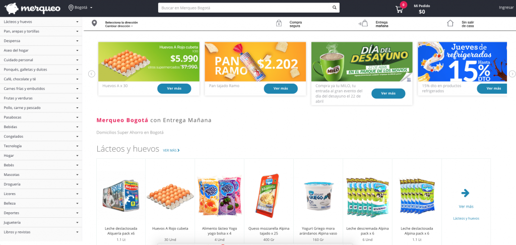 Cadera Coincidencia Enredo 4 sitios para hacer mercado por Internet | Sitios Web Colombianos • ENTER.CO