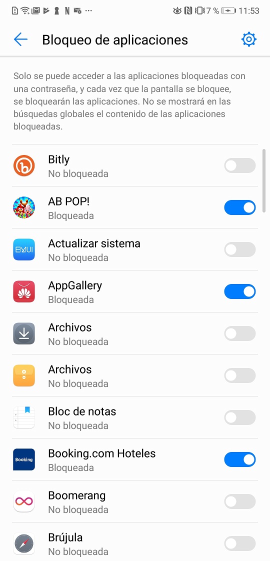 bloquear aplicaciones