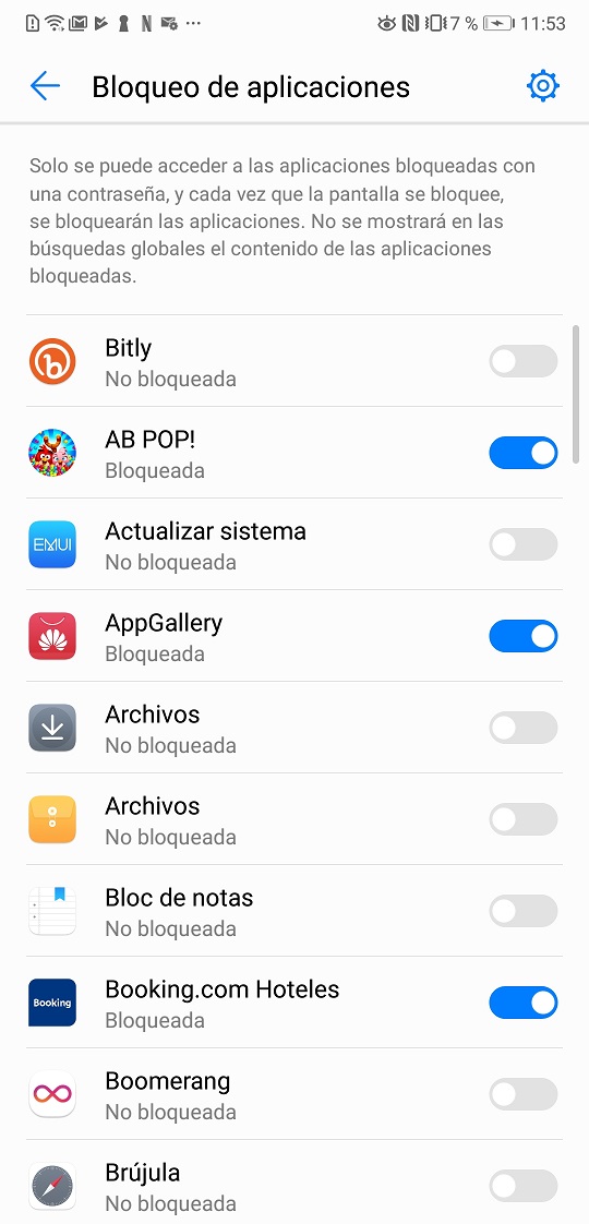 bloquear aplicaciones
