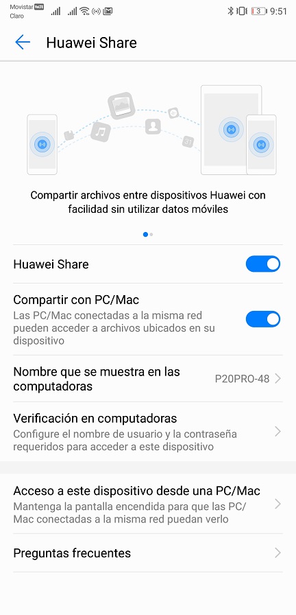 huawei share 