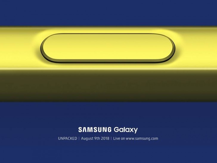 Galaxy Note9 invitacion lanzamiento