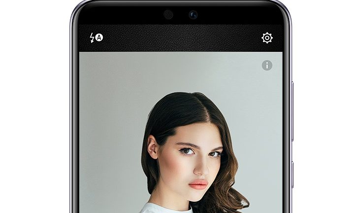 camara frontal huawei p20 1