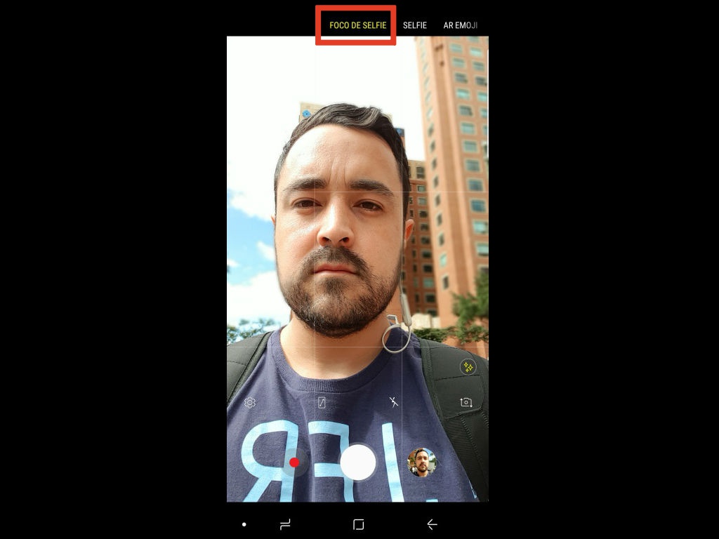 Enfoque selfie