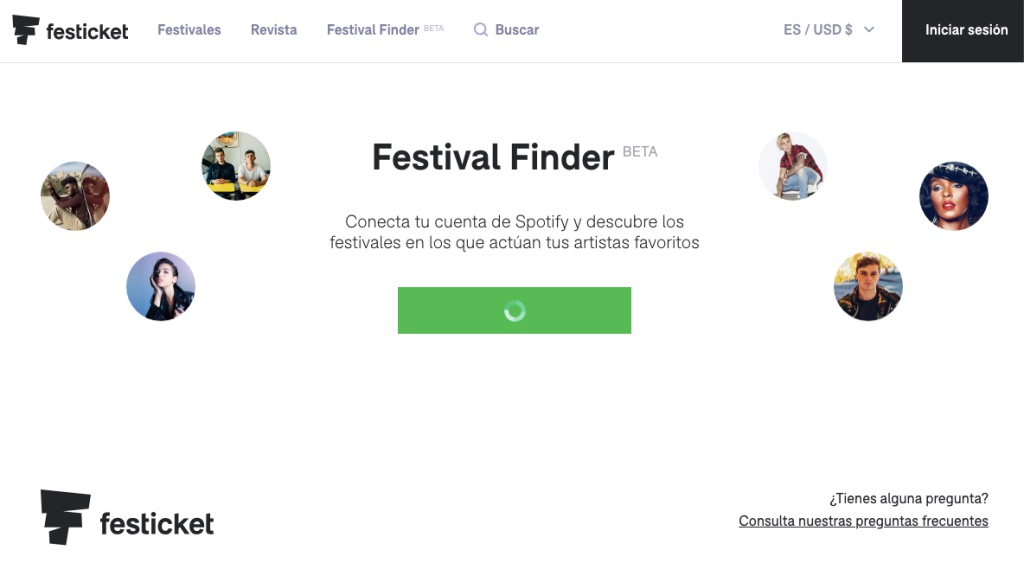 Festicket Spotify Festival Finder 1