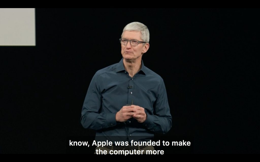 Tim Cook lanzamiento iPhone XS