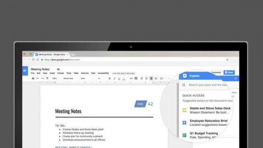 documentos de google g suite