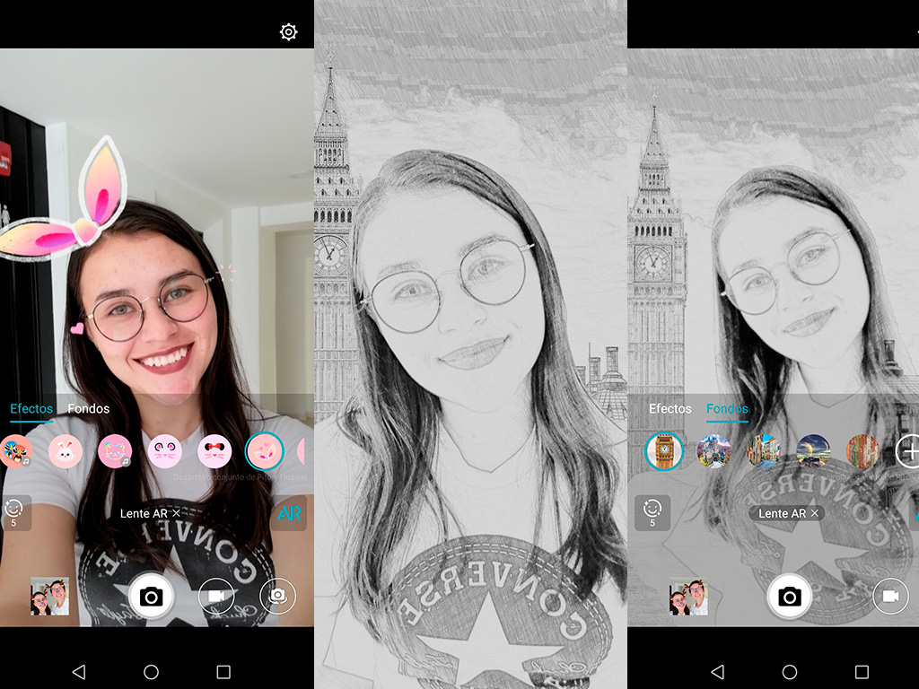almohadilla Elasticidad Sequía Lentes AR: agrega divertidos efectos a tus selfies en tu Honor 8X • ENTER.CO