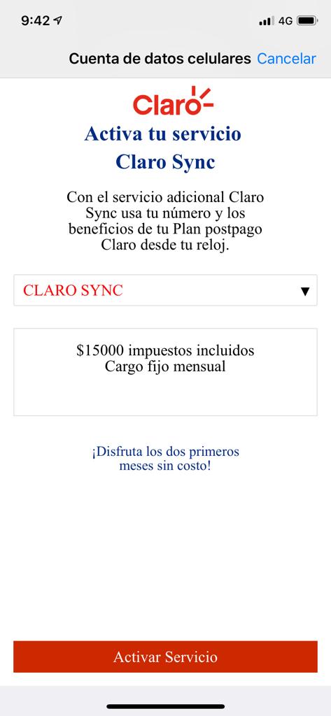 apple watch series 4 claro