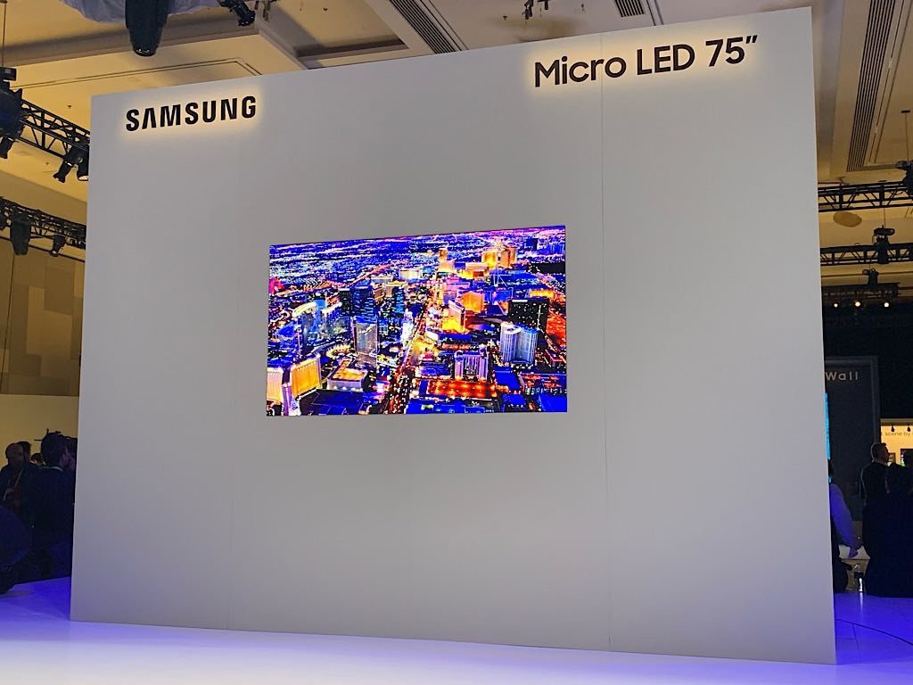 Micro LED Samsung CES 2019