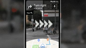 Google maps AR