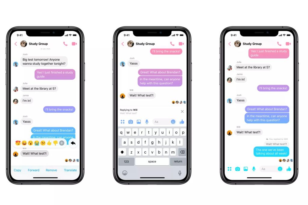 Messenger respuestas