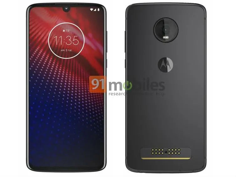 Moto Z4 renders