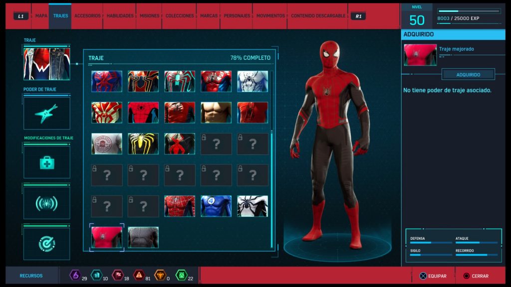 Trajes de Spider-Man