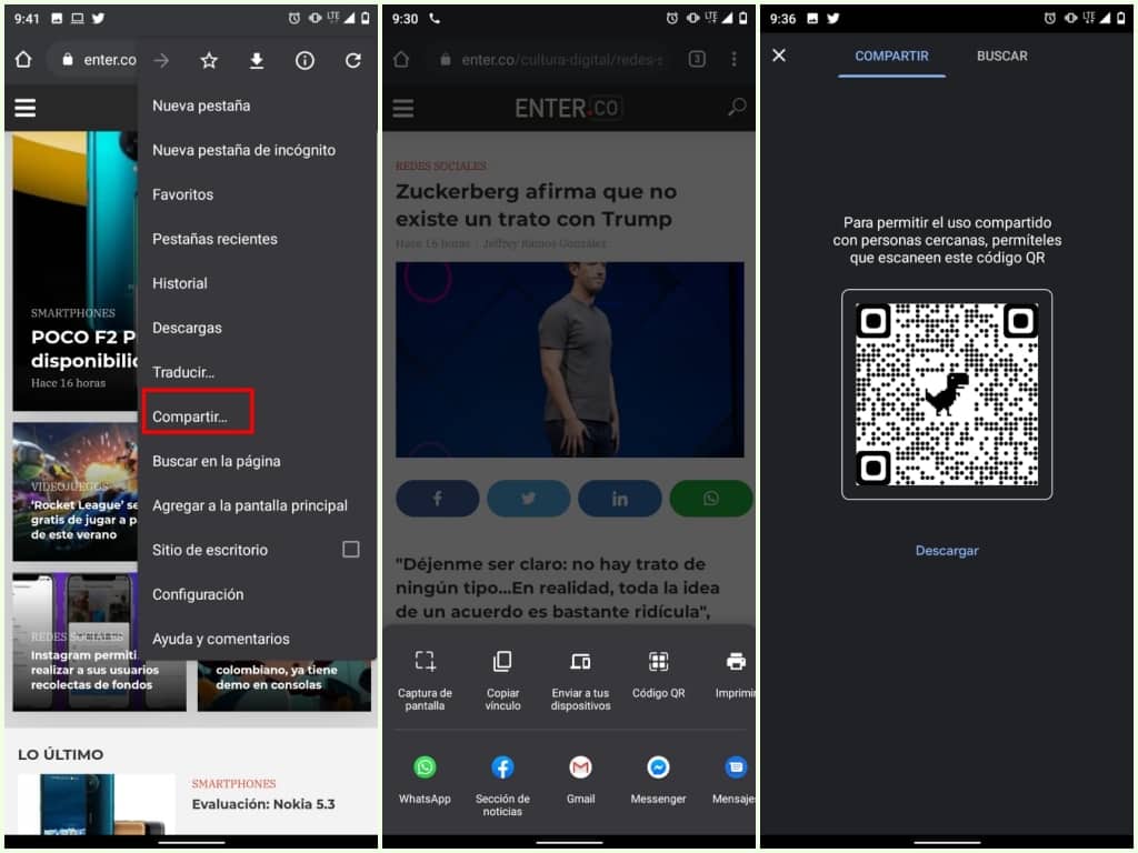 Asi Puedes Compartir Paginas En Chrome Con Codigos Qr Enter Co