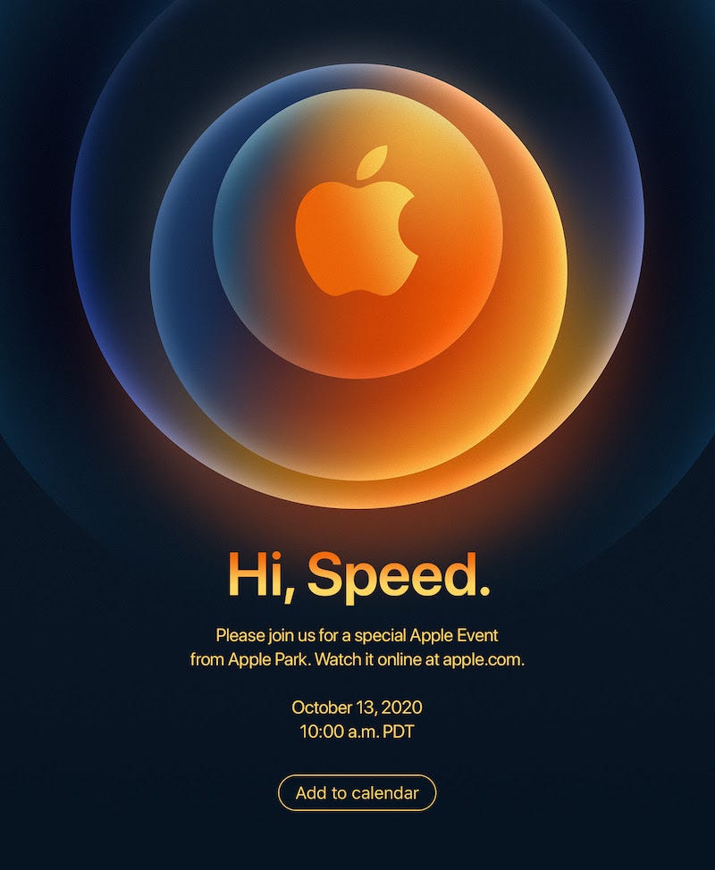Invitación de Apple 2020