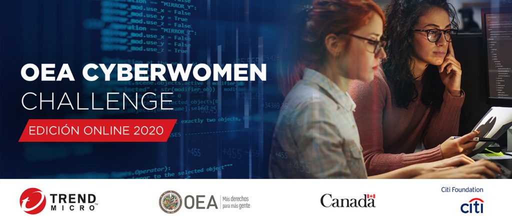 workshop virtual OEA Cyberwomen Challenge en Colombia