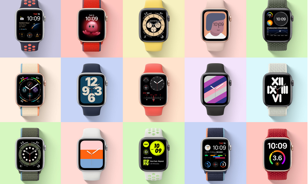 Rostros del Apple Watch SE