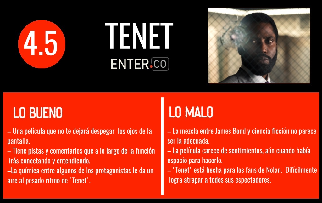 Evaluación Tenet