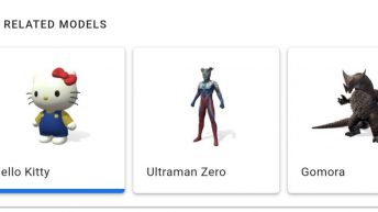 Google AR personajes