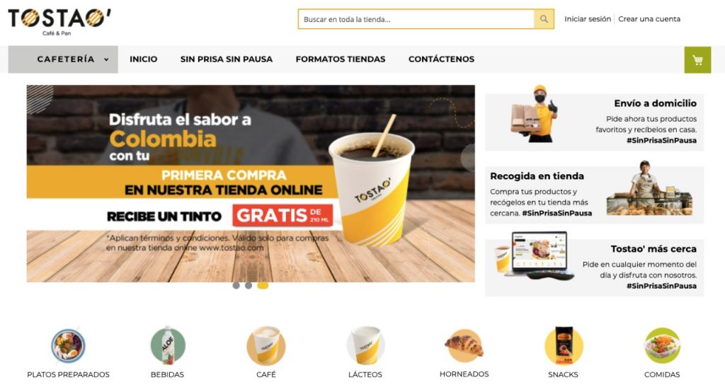 Tienda virtual Tostao'