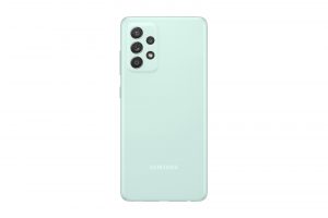 El Samsung Galaxy A52s viene disponible en color verde menta