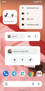 Widgets Google Chrome