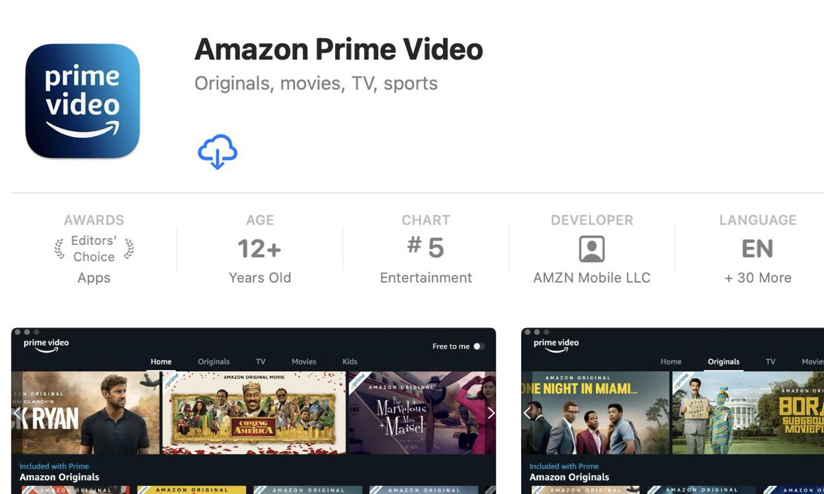 Amazon Prime Video estrena aplicación para Mac esto es lo que incluye