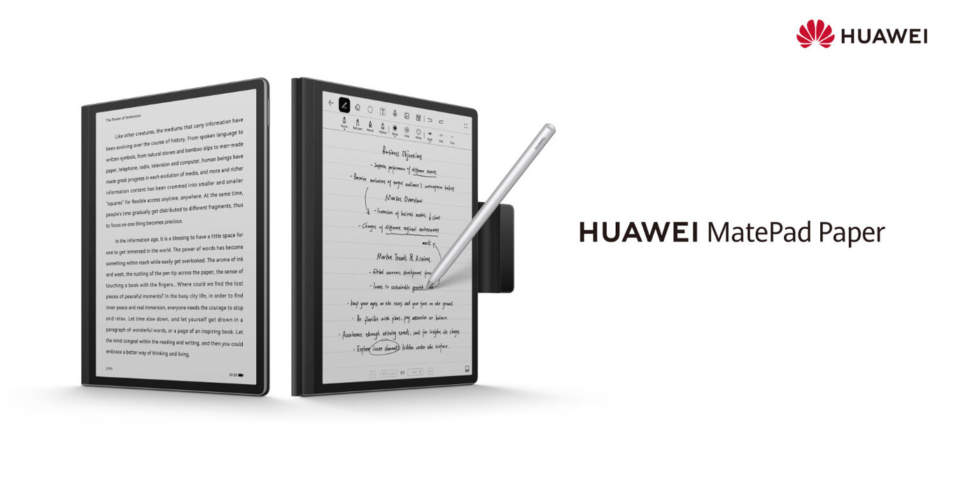 MWC Huawei MatePad Paper ¿una kindle? ¿una tablet? • ENTER.CO