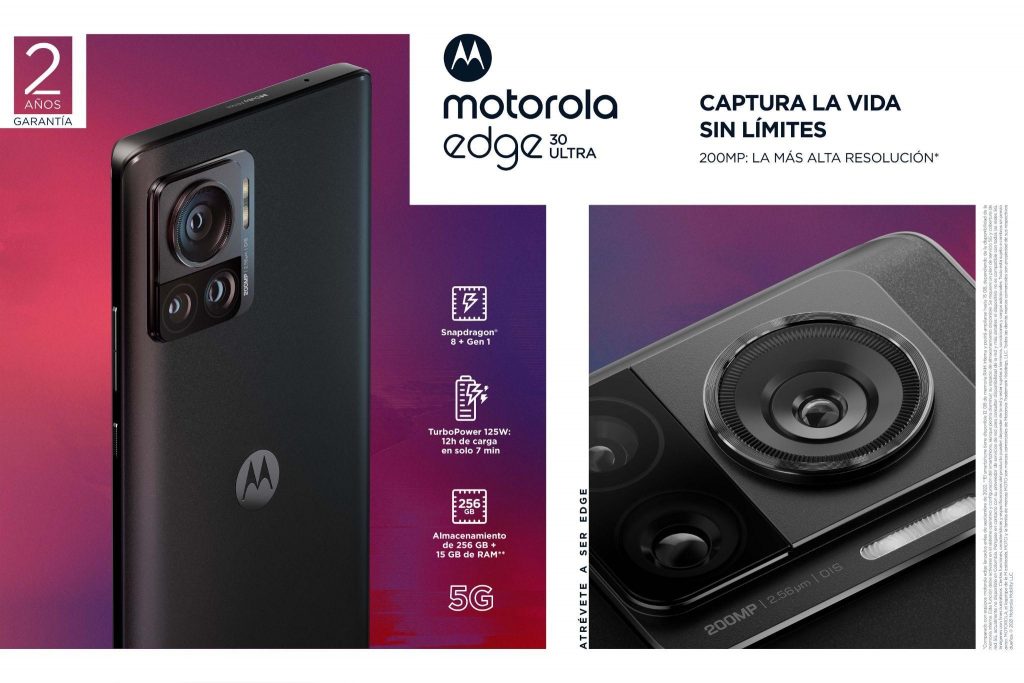 Cuánto costará el Motorola Edge 30 Ultra, el primer smartphone del mundo  con una cámara de 200 MP