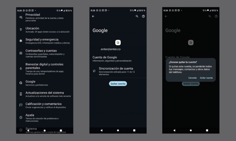 Cómo borrar una cuenta de Gmail de tus dispositivos • ENTER.CO