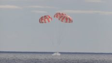 Regreso de Orion a la Tierra