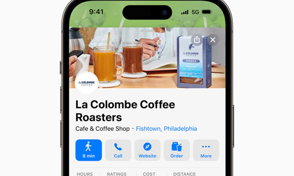 Business Connect la nueva herramienta - Apple Business Connect Apple Maps La Colombe Inline .large 