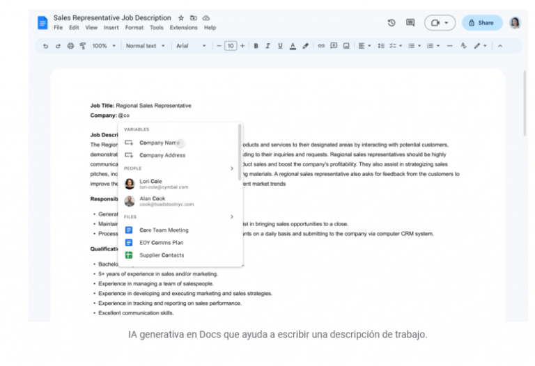 Google lanza herramientas de IA para que Gmail y Docs generen resúmenes ...