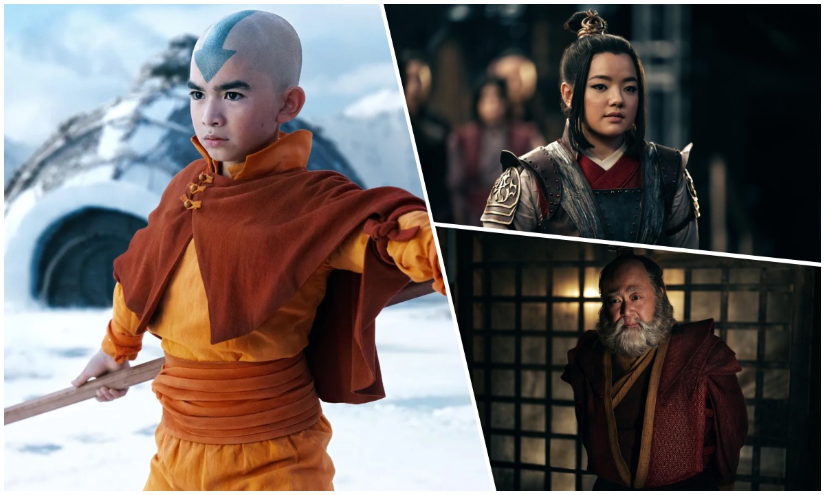Así se comparan los personajes del Live Action de ‘Avatar’ con la serie animada