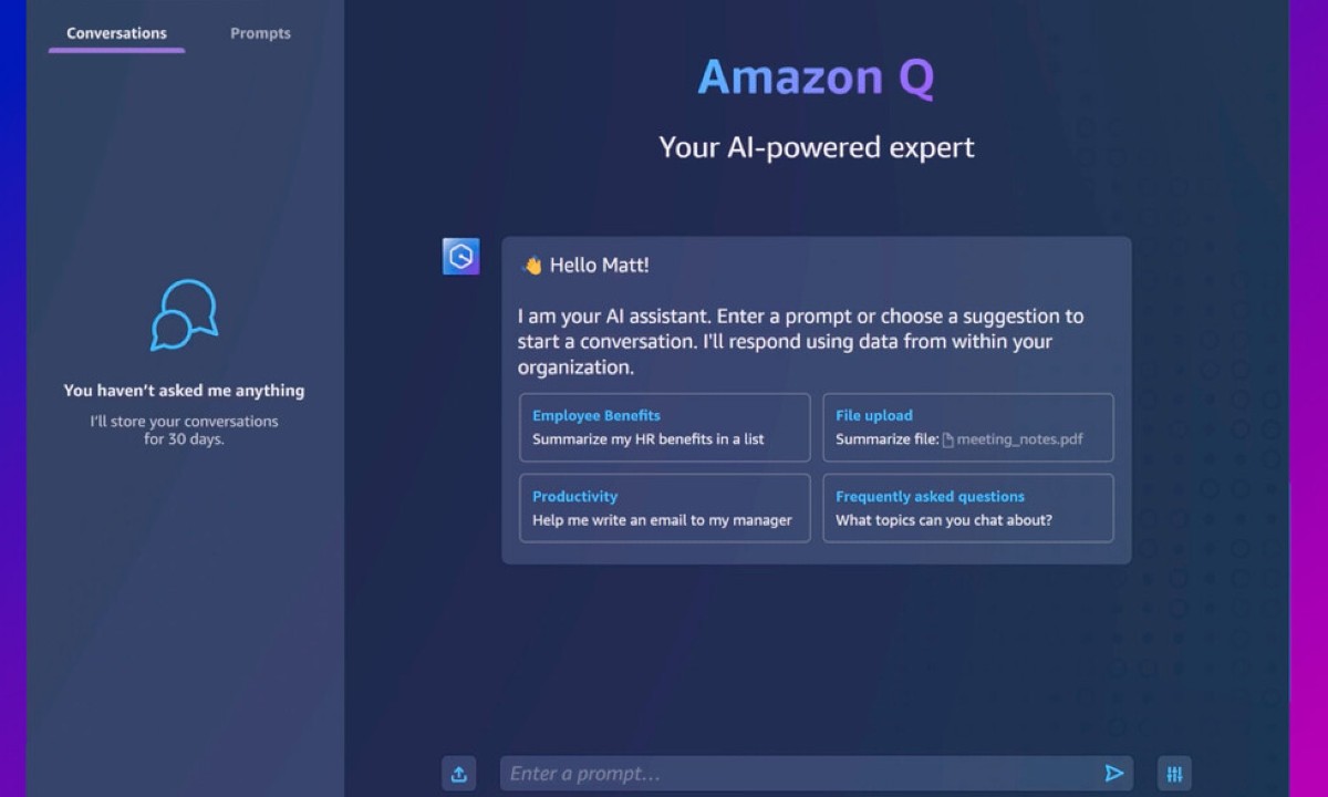 Q, la inteligencia artificial de Amazon que será un salvavidas para empresas y negocios ¿Por qué?