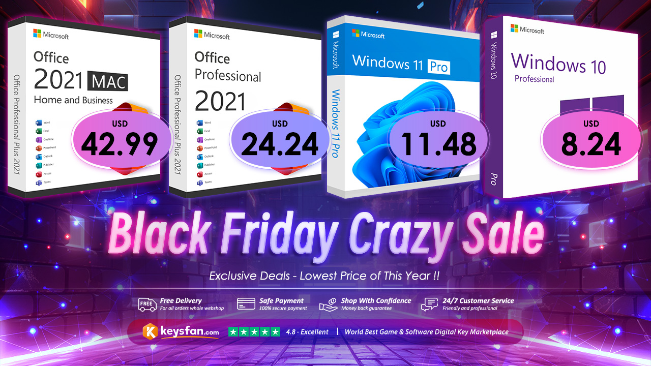 ¡Windows 11 Pro por sólo $11,48!: únete a las ofertas especiales del Black Friday de Keysfan