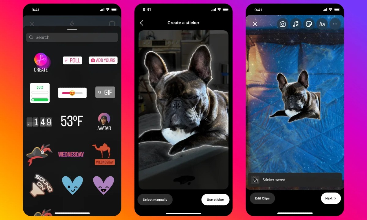 Instagram ahora te permitirá crear stickers más rápido e incluyó nuevos filtros