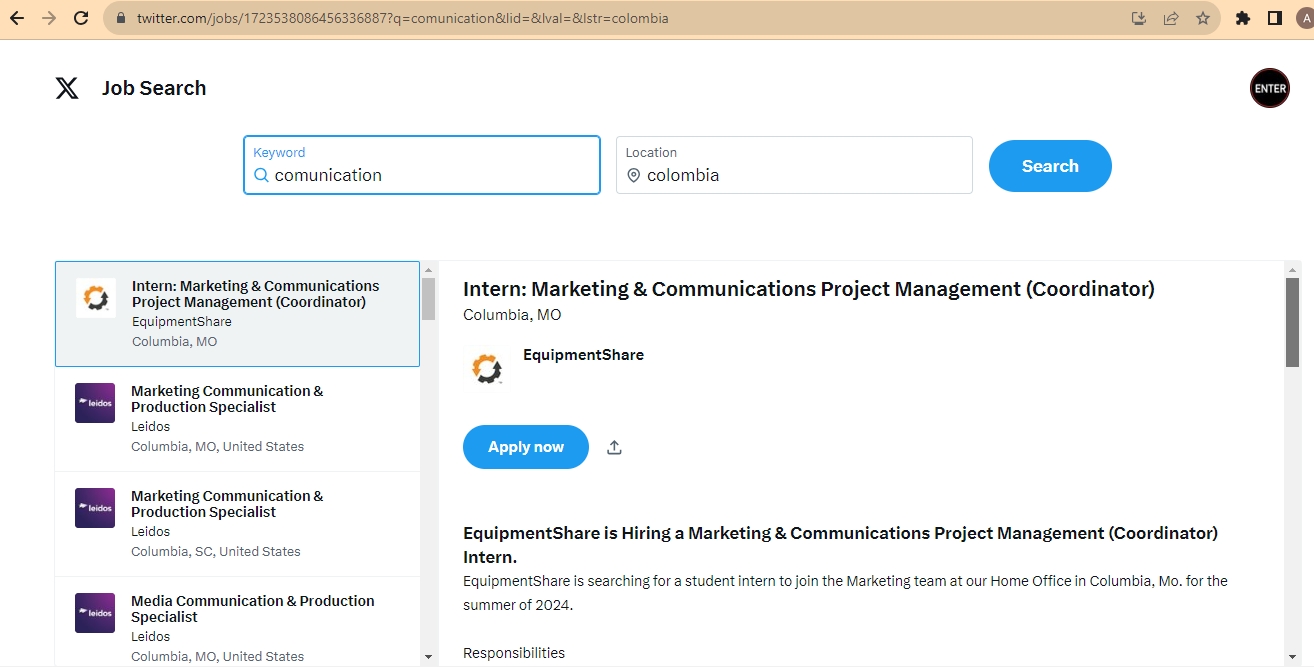 Como en LinkedIn: ahora puedes buscar ofertas de empleo en X (Twitter)