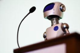 robot político