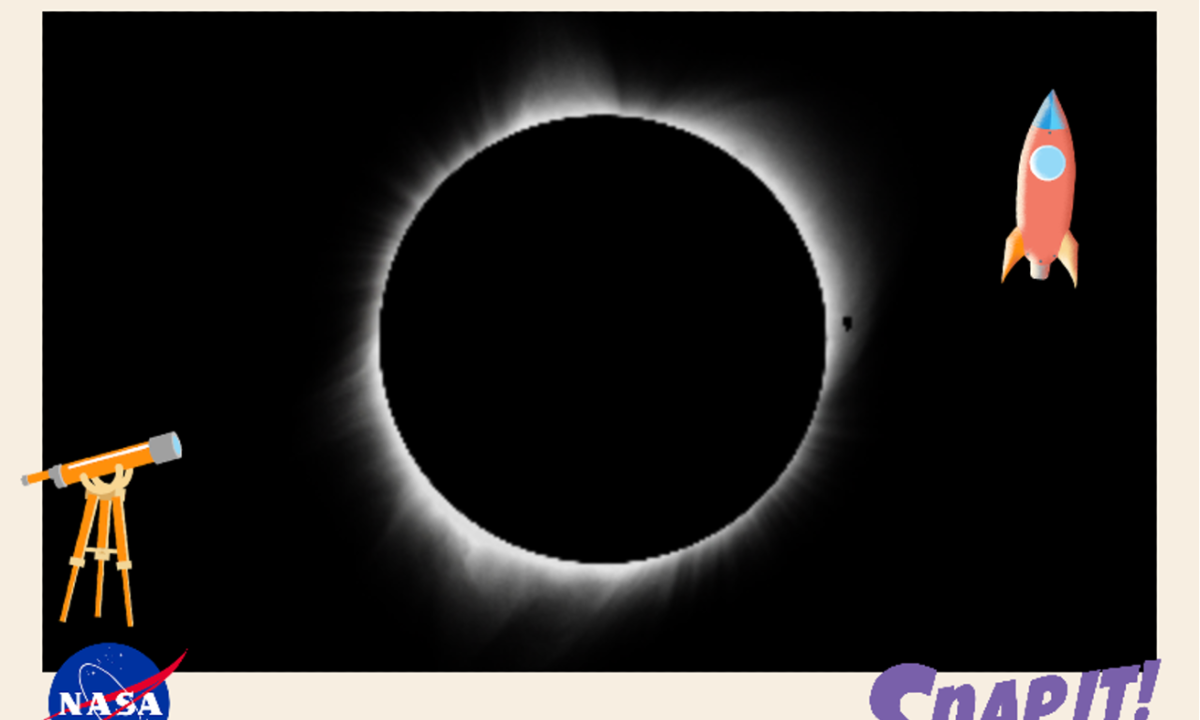 Snap It: el nuevo juego de la NASA para  aprender de agujeros negros y  eclipses solares