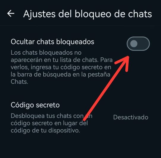 bloquear chats