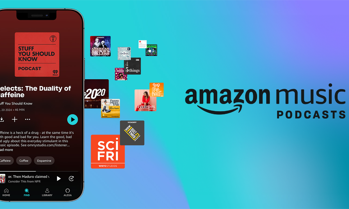 Así es Topics, la IA integrada a Amazon Music que te ayuda a descubrir podcasts según tus preferencias