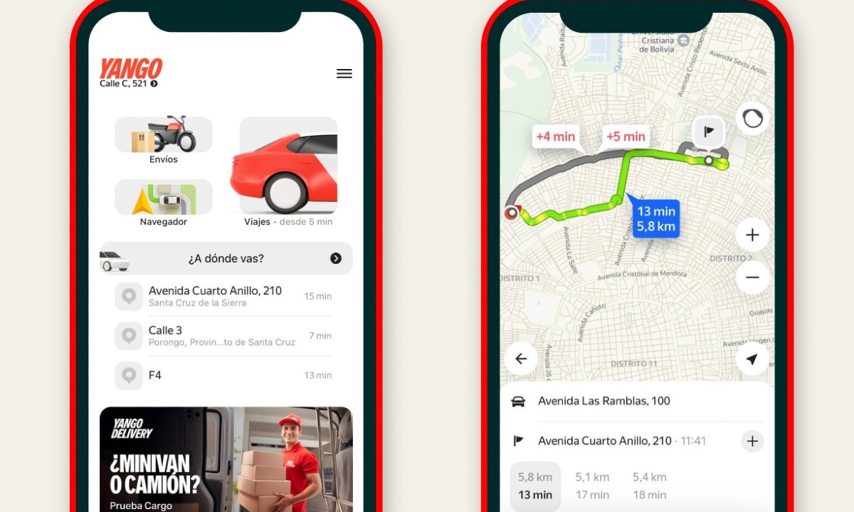 Nueva función de Yango: consulta de rutas de transporte público en Colombia